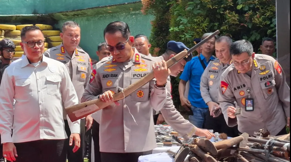 Perbatasan Kabupaten Ogan Komering Ilir Jadi Lokasi Produksi Senpi Ilegal di Sumsel